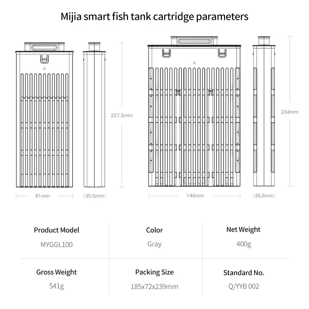 Set di Filtri per Acquario Mij - Xiaomi Aquarium Fish Tank recensione e prezzo