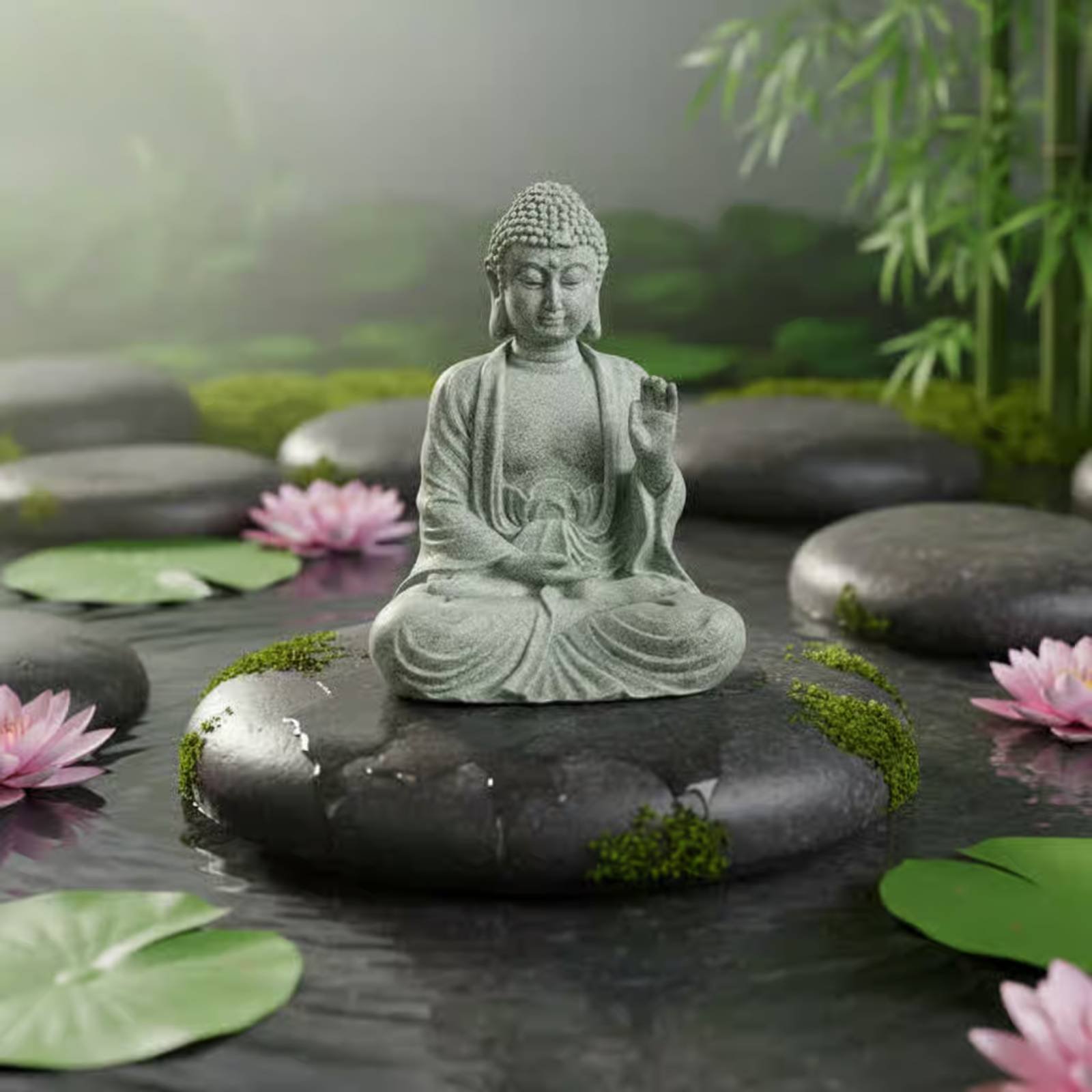 Set di 3 Statuette Zen Buddha  - Aquarium Decor recensione e prezzo