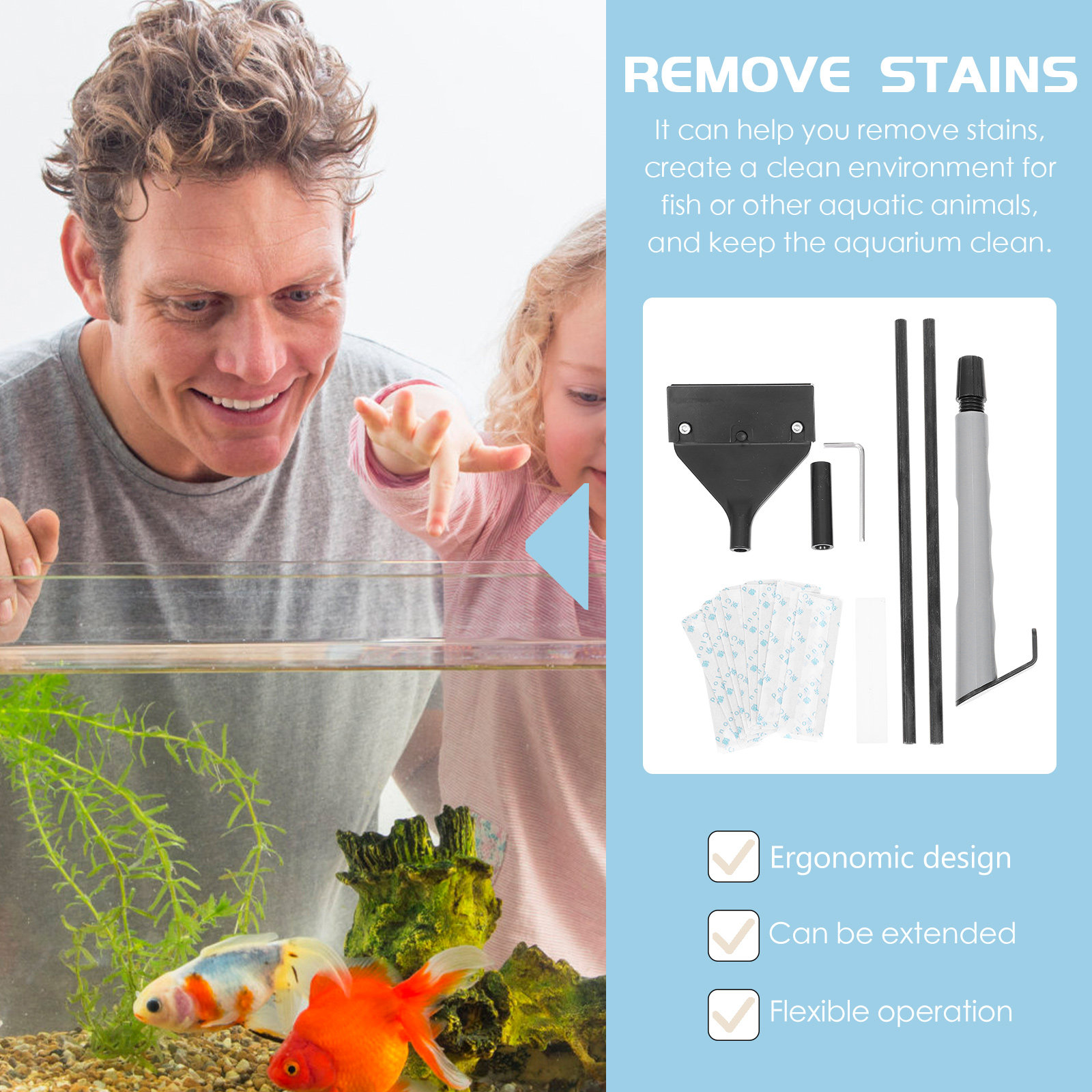 Raschietto per Acquario, Gadge - Aquarium Fish Keeping recensione e prezzo
